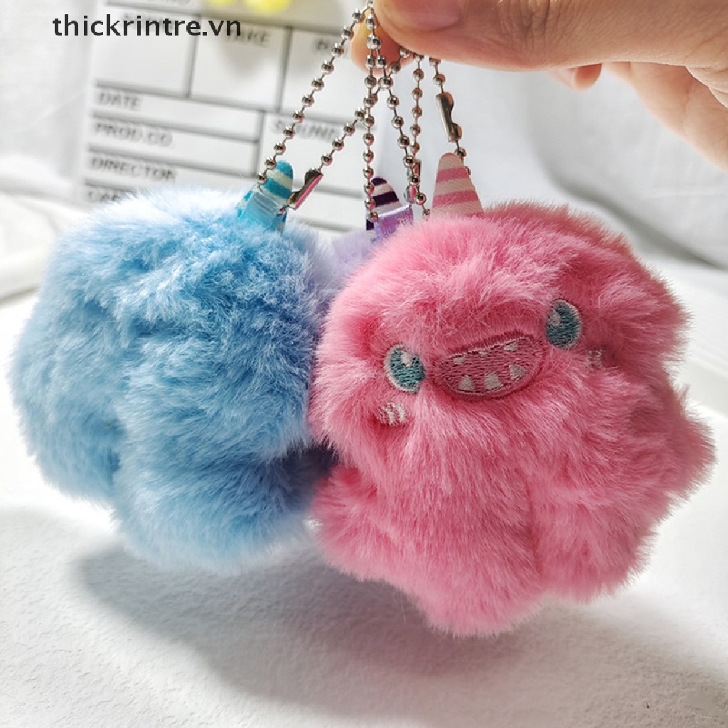 Thú Nhồi Bông Hình Quái Vật Gắn Móc Khóa Trang Trí