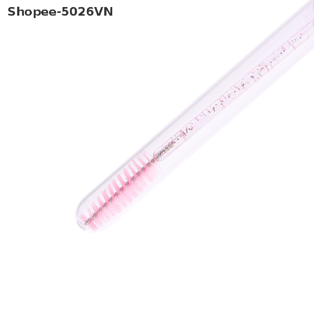 Set 8 Ống Mascara Họa Tiết Hoa Hồng Kèm Cọ Chuốt Mi Tiện Dụng