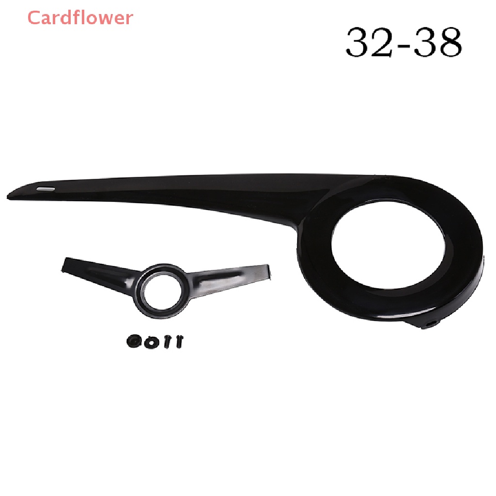 &lt;Cardflower&gt; Black ABS Plastic Bicycle Chain Guard Cover Bike Chain Cover Shell 32-38 Teeth New