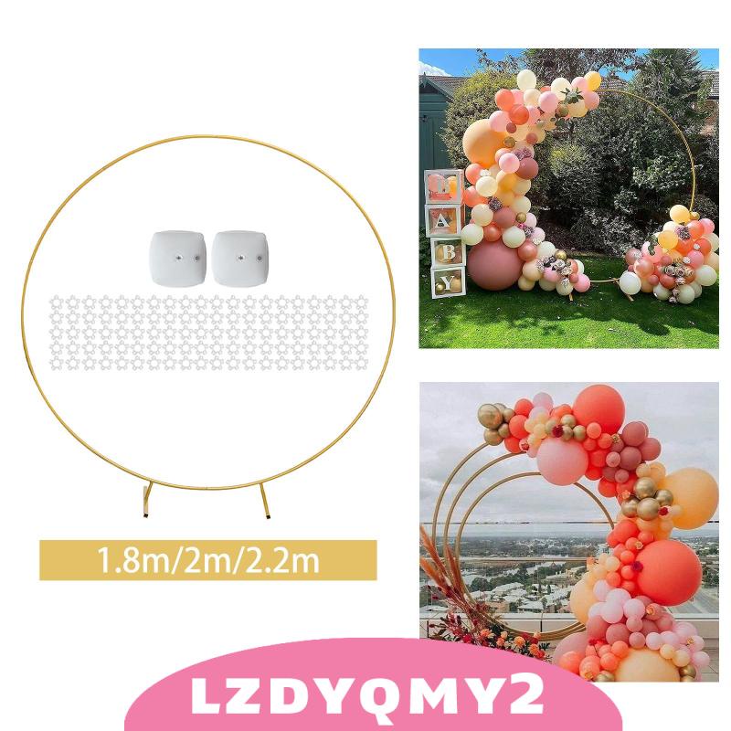 Giá Đỡ Phông Nền Vòm 9 Đoạn Hình Tròn Lớn Cho Đám Cưới
