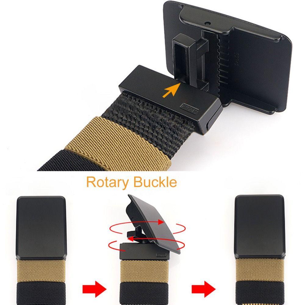 Thắt Lưng Chất Liệu Nylon Khóa Xoay Thời Trang