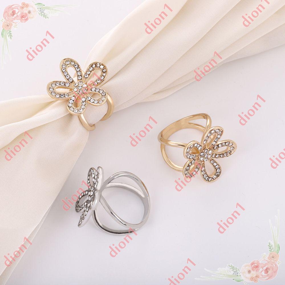 Khóa Cài Khăn Choàng Cổ Thanh Lịch Din1 Din1 Cho Nữ|Trang Sức Vòng Hoa Ba Vòng Thời Trang|Khăn Choàng Cổ Dạng Vòng Tròn Thời Trang