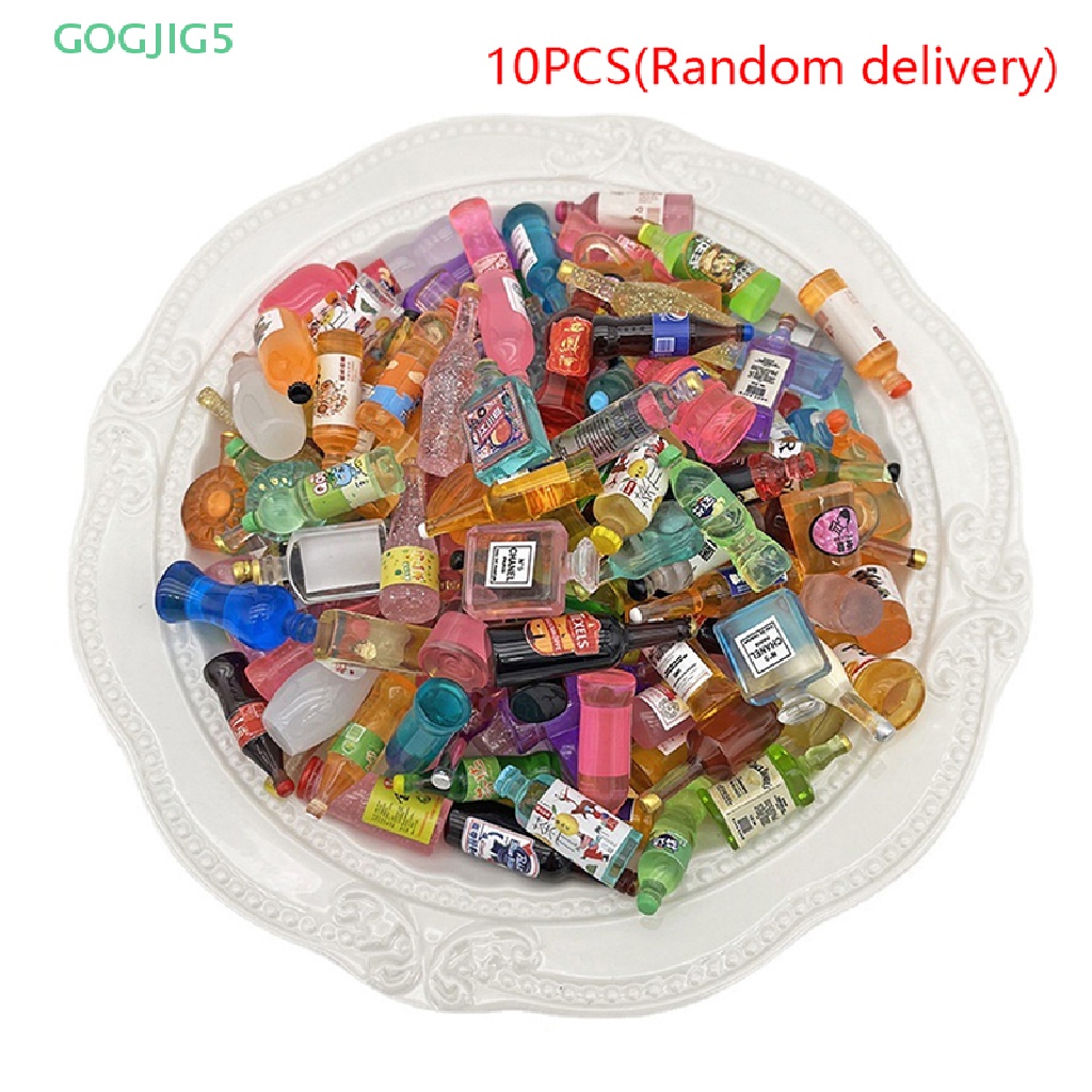 Set 10 Bình Thu Nhỏ Dùng Để Trang Trí Nhà Búp Bê