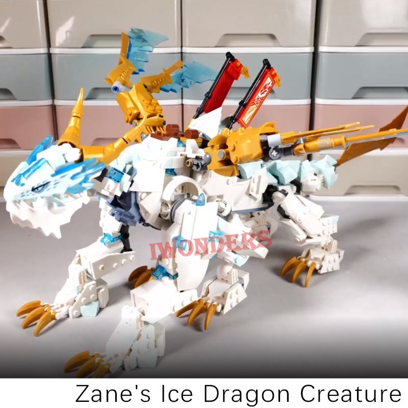 Mô Hình Đồ Chơi Nhân Vật Ninjago Lloyd Trong Phim Hoạt Hình "Titan Mech Zane 'S Ice Dragon"