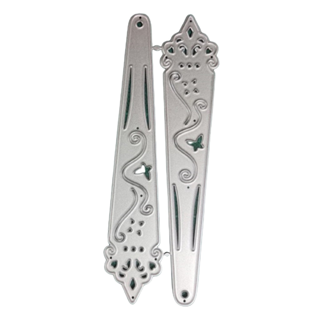 Kfr KFR✧Khuôn Cắt Giấy Kim Loại Hình Quạt DIY Có Thể Tái Sử Dụng