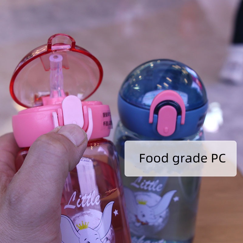 Bình Nước Hình Voi Con Đáng Yêu, Dung Tích 400ml