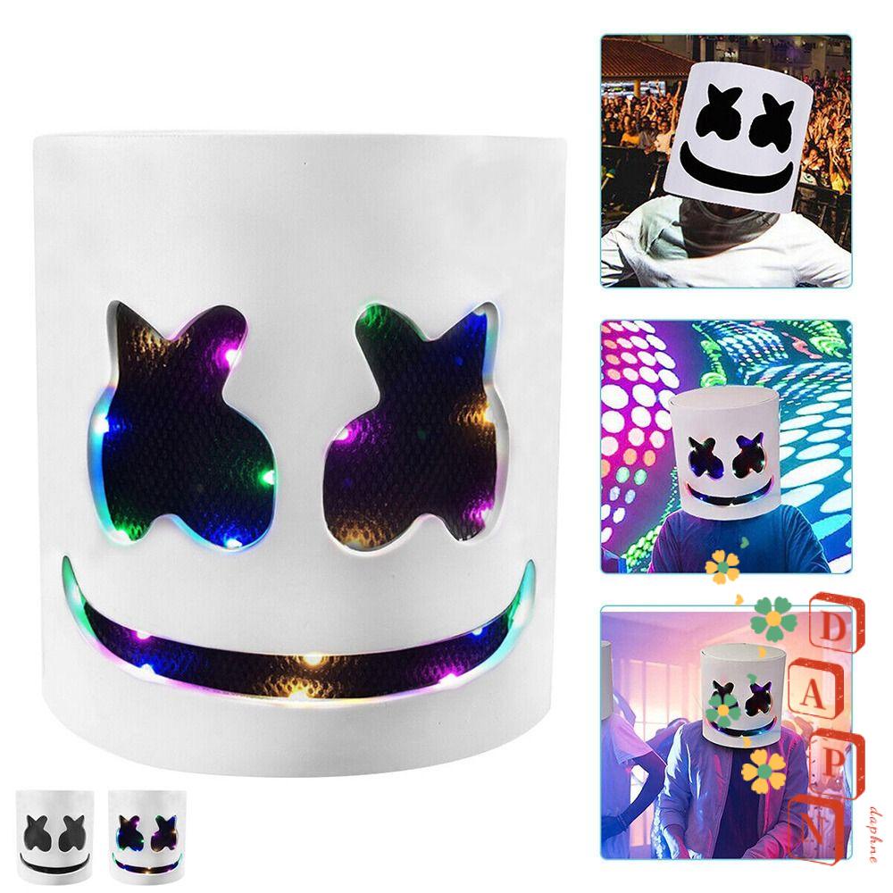 Daphs Mũ Bảo Hiểm Hóa Trang Halloween Có Đèn LED Độc Đáo