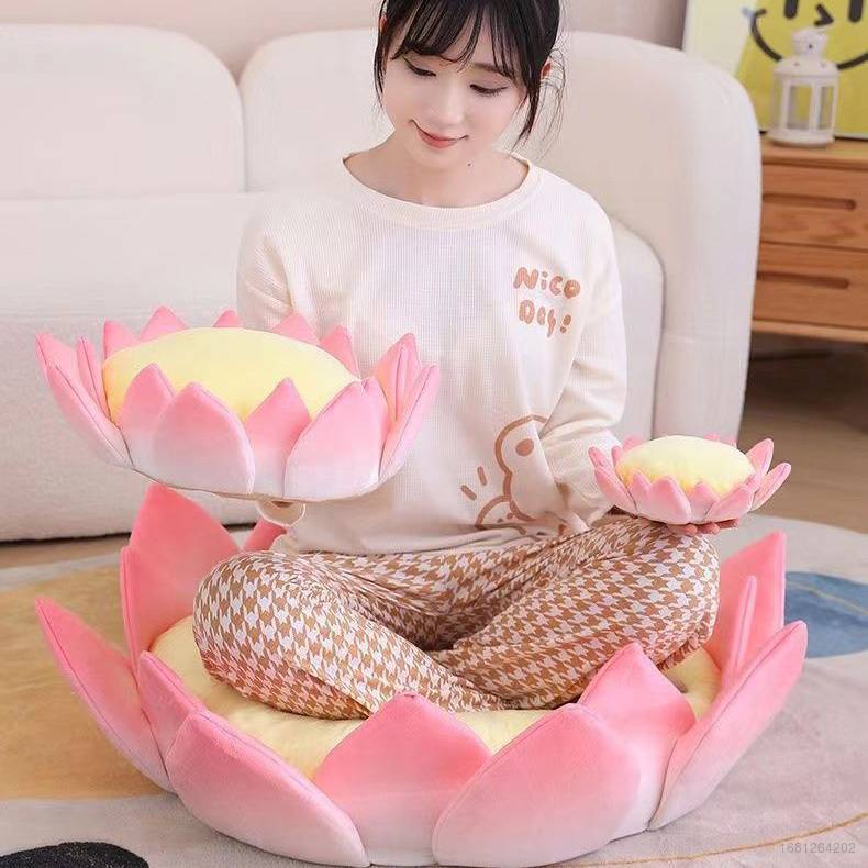 Đệm Ngủ Hình Hoa Sen 60cm Dùng Làm Quà Tặng Cho Bé Gái