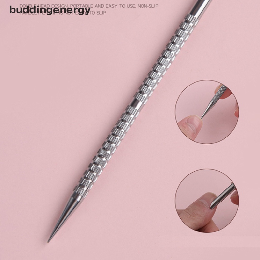 1 Dụng Cụ Hai Đầu Bằng Thép Không Gỉ Dùng Để Loại Bỏ Da Chết Và Làm Móng