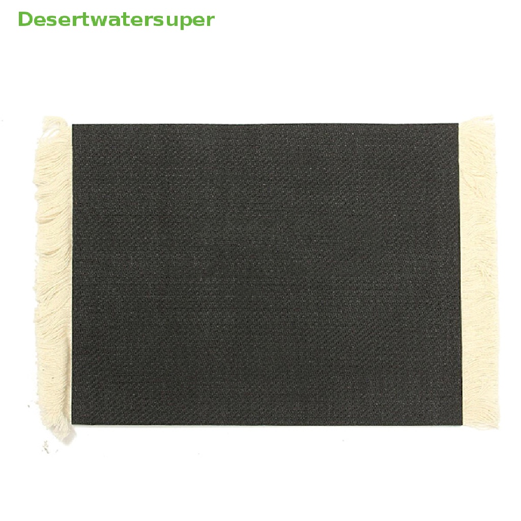 Dsvn Thảm Lót Chuột mini Hình Chữ Nhật Dệt Lát Thảm Có Tua Rua HOT