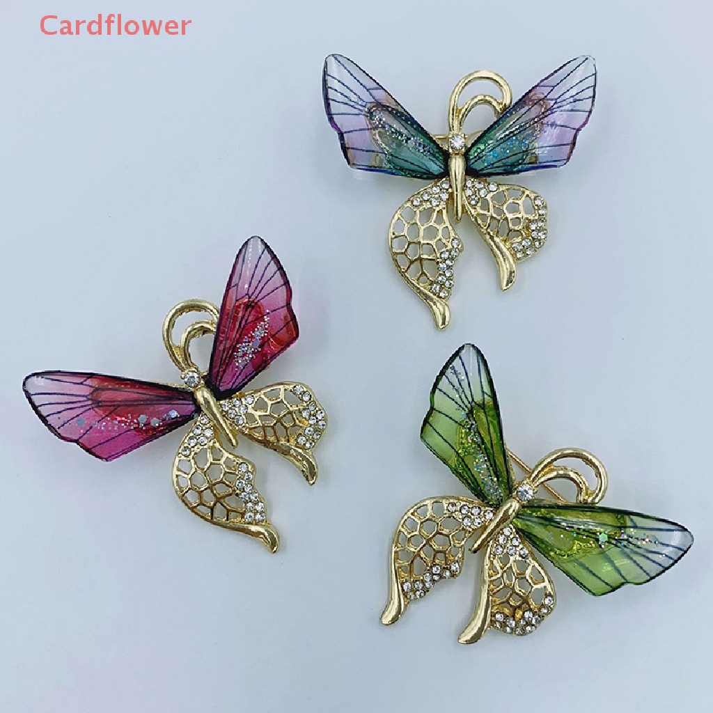 (MớI) Ghim GàI ÁO HìNh ChuồN ChuồN / Bươm BướM ĐíNh Đá Sang TrọNg