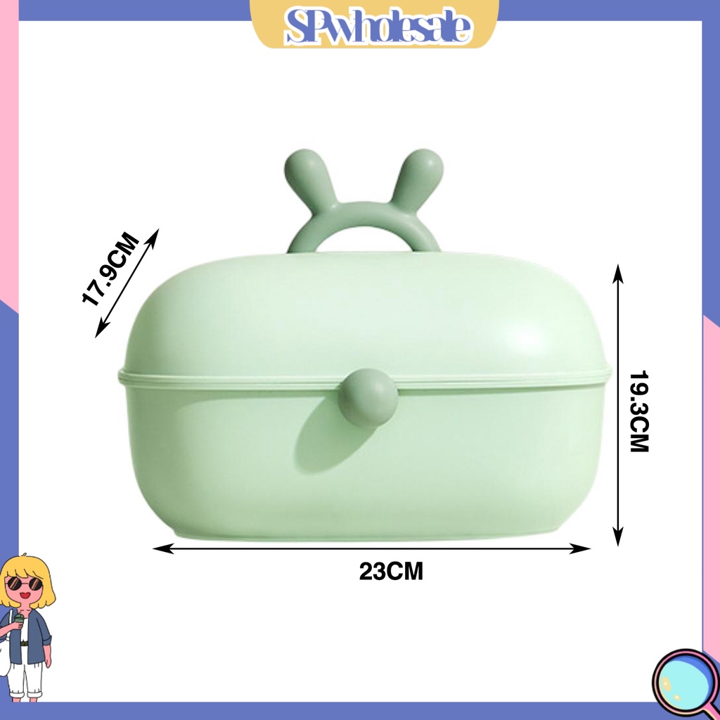 &lt;SPwholesale&gt; Hộp Đựng Mỹ Phẩm Dung Tích Lớn 3 Tầng Đựng Phụ Kiện Tóc Để Bàn