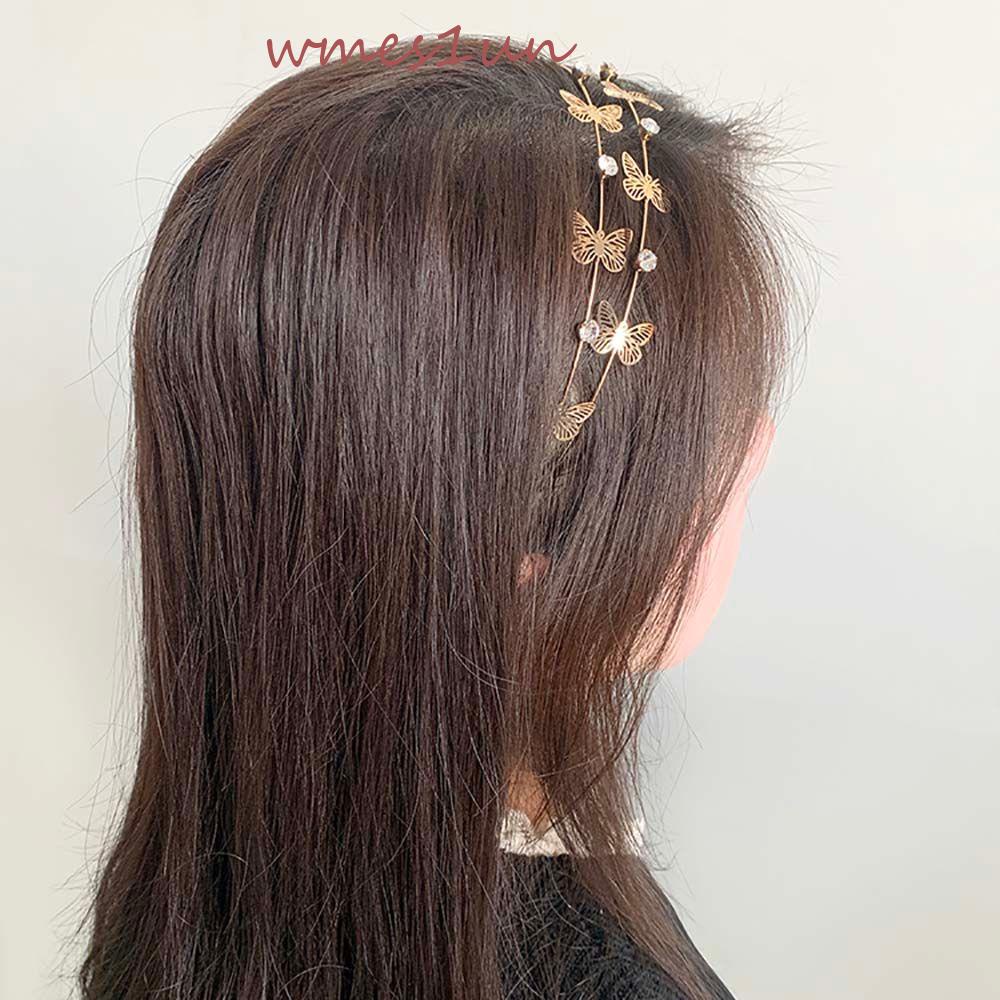 Băng Đô Cài Tóc Trang Điểm Hình Bướm 15H Thời Trang Ngọt Ngào Đơn Giản Dành Cho Bạn Nữ