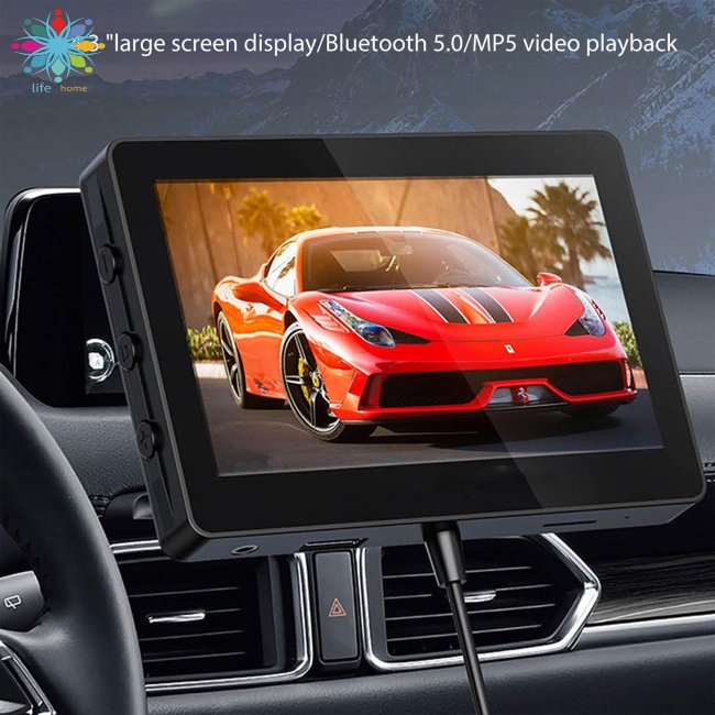 Máy Nghe Nhạc Mp5 M6 Không Dây Bluetooth Rảnh Tay Mp5 Màn Hình 4.3 Inch Kèm Điều Khiển Từ Xa Cho Xe Hơi