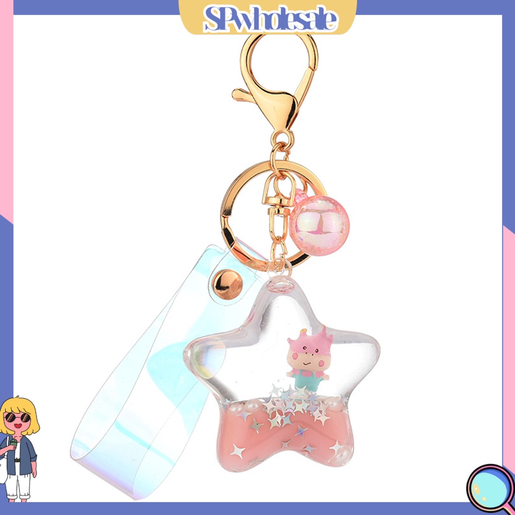 &lt;SPwholesale&gt; Móc Khóa Hình Bò Sữa Hoạt Hình Dễ Thương