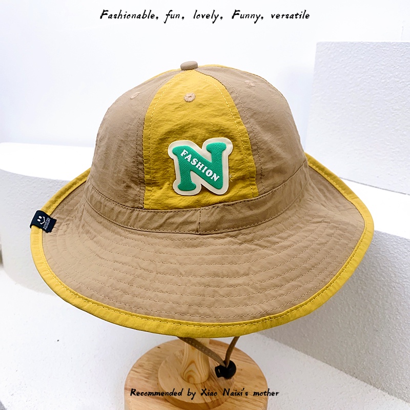 Mũ Bucket Chống Nắng Chất Liệu Mỏng Nhanh Khô Thời Trang Dành Cho Bé Trai Và Bé Gái