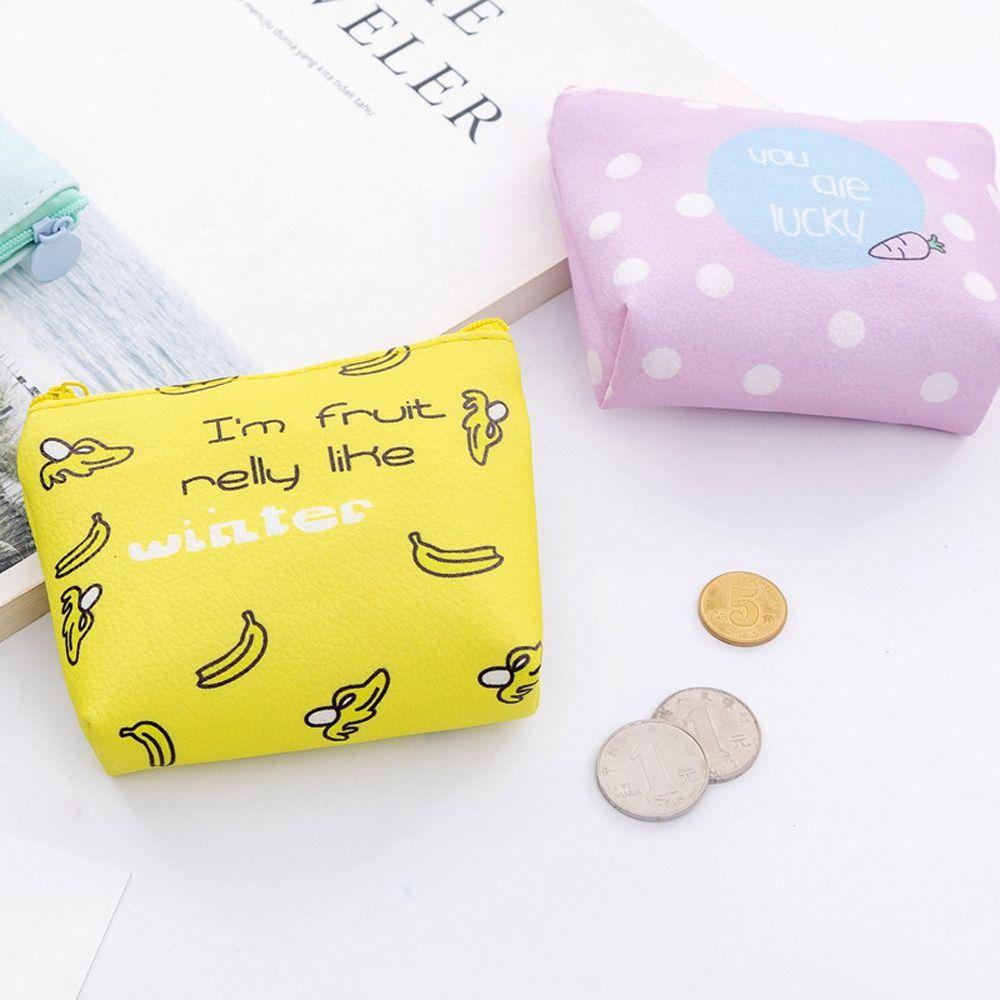 Ví Đựng Tiền Xu Đa Năng 26 Edie Họa Tiết Trái Cây / Ngôi Sao / Đám Mây Xinh Xắn Giá Đỡ