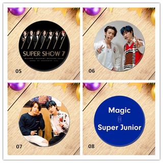 Huy Hiệu Trang Trí Hình Super Junior