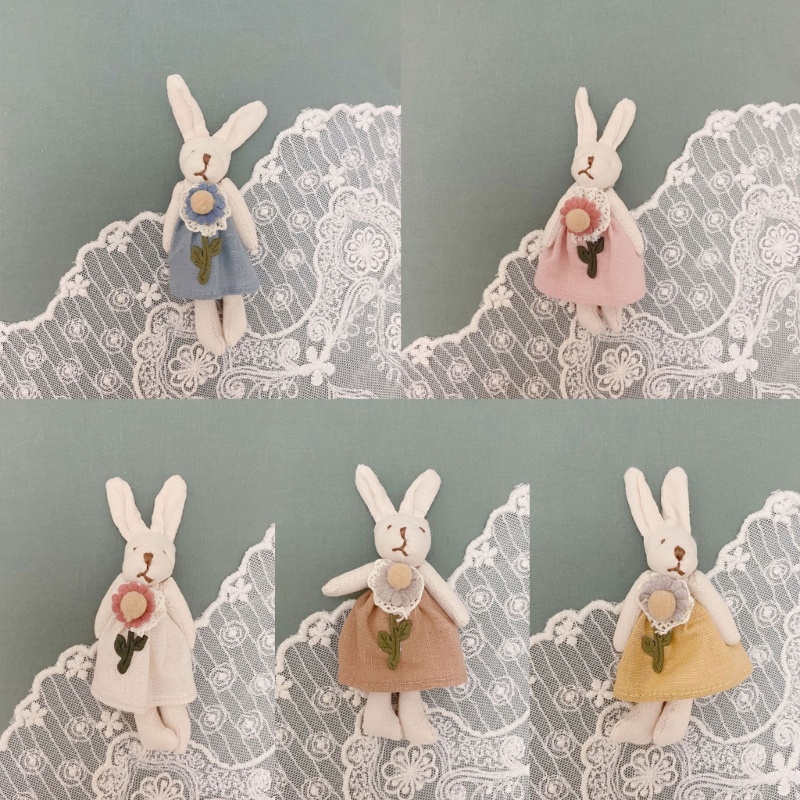 Ghim Cài Áo Hình Thỏ Nhồi Bông Dễ Thương Cho Nữ