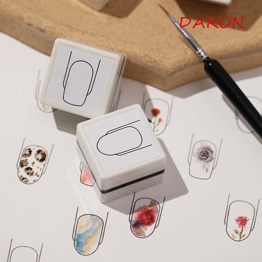 Con Dấu Trang Trí Móng Tay Hình Vuông Chuyên Dụng Cho Salon