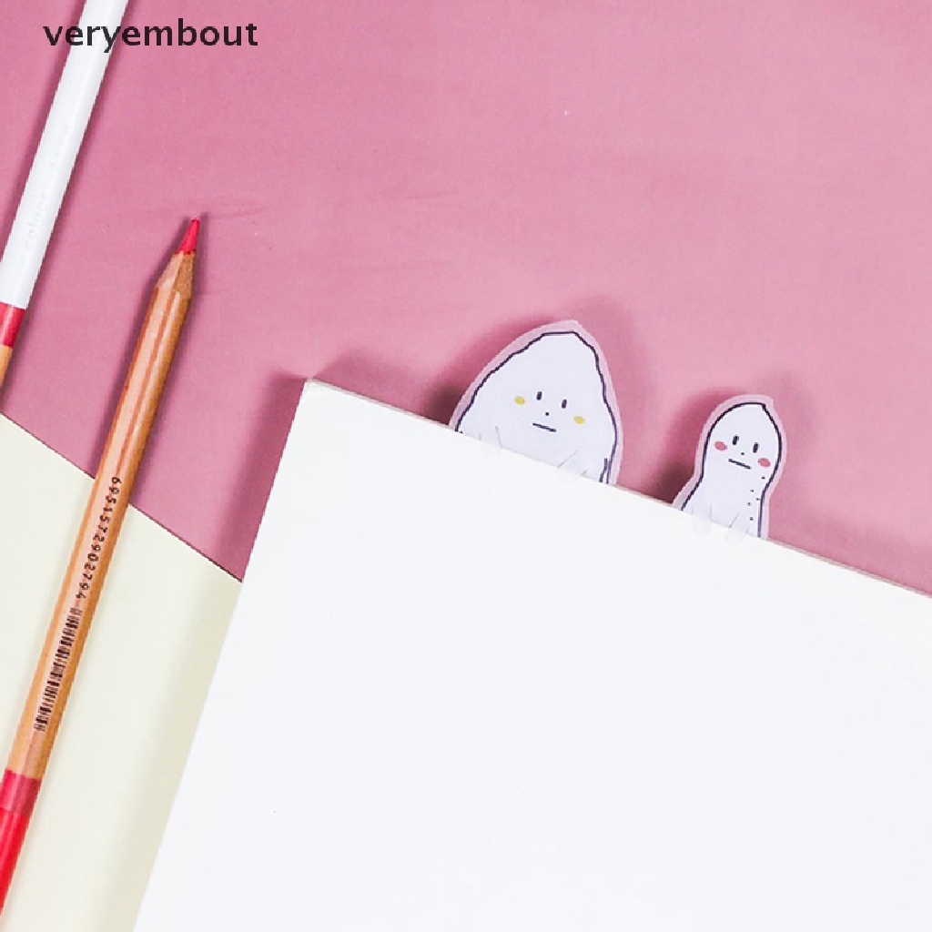 Set 5 Thẻ Đánh Dấu Trang Sách Bằng Giấy Họa Tiết Hoạt Hình