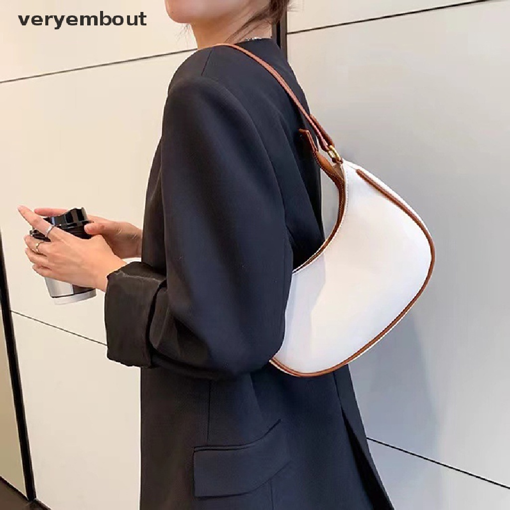 Túi Xách Da PU Màu Trơn Phong Cách Retro Thời Trang Cho Nữ