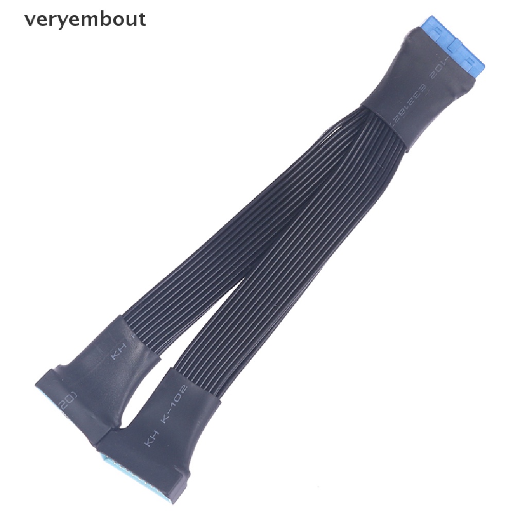 Cáp Nối Dài Bo Mạch Chủ Chuyển Đổi USB 3.0 19Pin Sang 2 Cổng 12Cm 19Pin n Chuyên Dụng