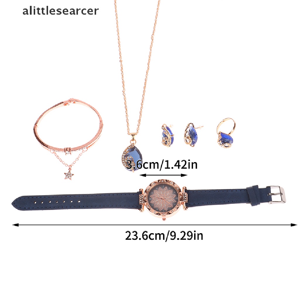 1 Set Đồng Hồ Đeo Tay Ana Dây Da Thiết Kế Đơn Giản Cho Nữ