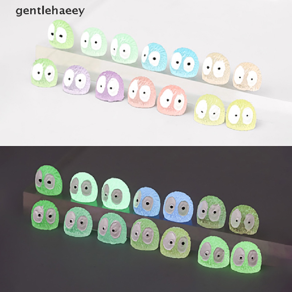 Set 10 Mô Hình Chậu Cây Mini Phát Quang Dùng Để Trang Trí Vườn