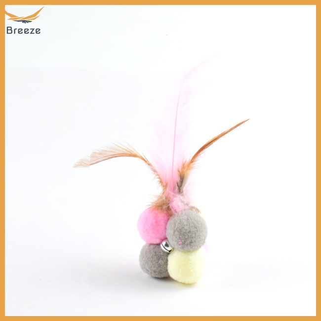 Đồ Chơi Lông Vũ MềM MạI Có Chuông Kêu Vui NhộN Cho MèO