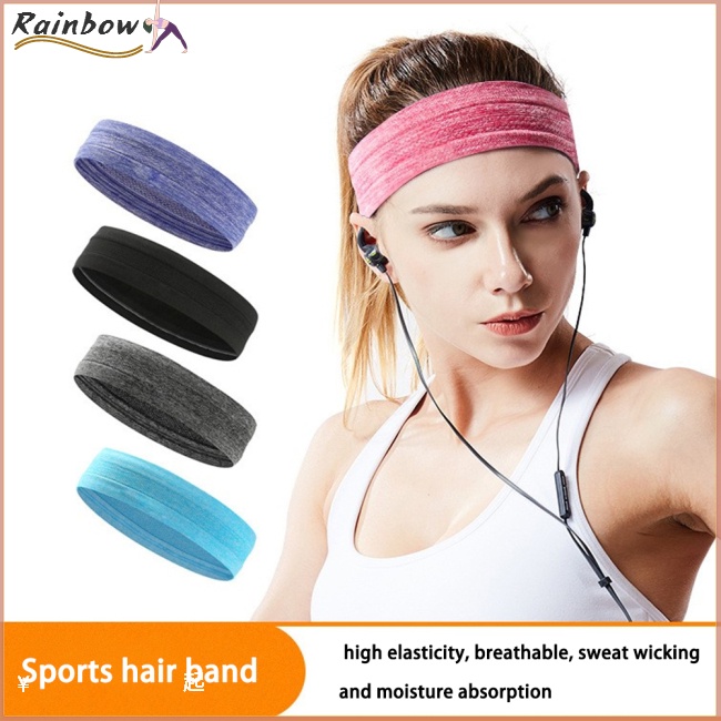 Băng Đô Thể Thao Thấm Hút Mồ Hôi Thoáng Khí Độ Co Giãn Cao