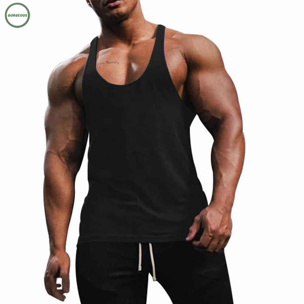 GORGEOUS~Adults Male Mens Tank Tops Crew Neck Fashion Fitness M-2XL Mens Muscle
