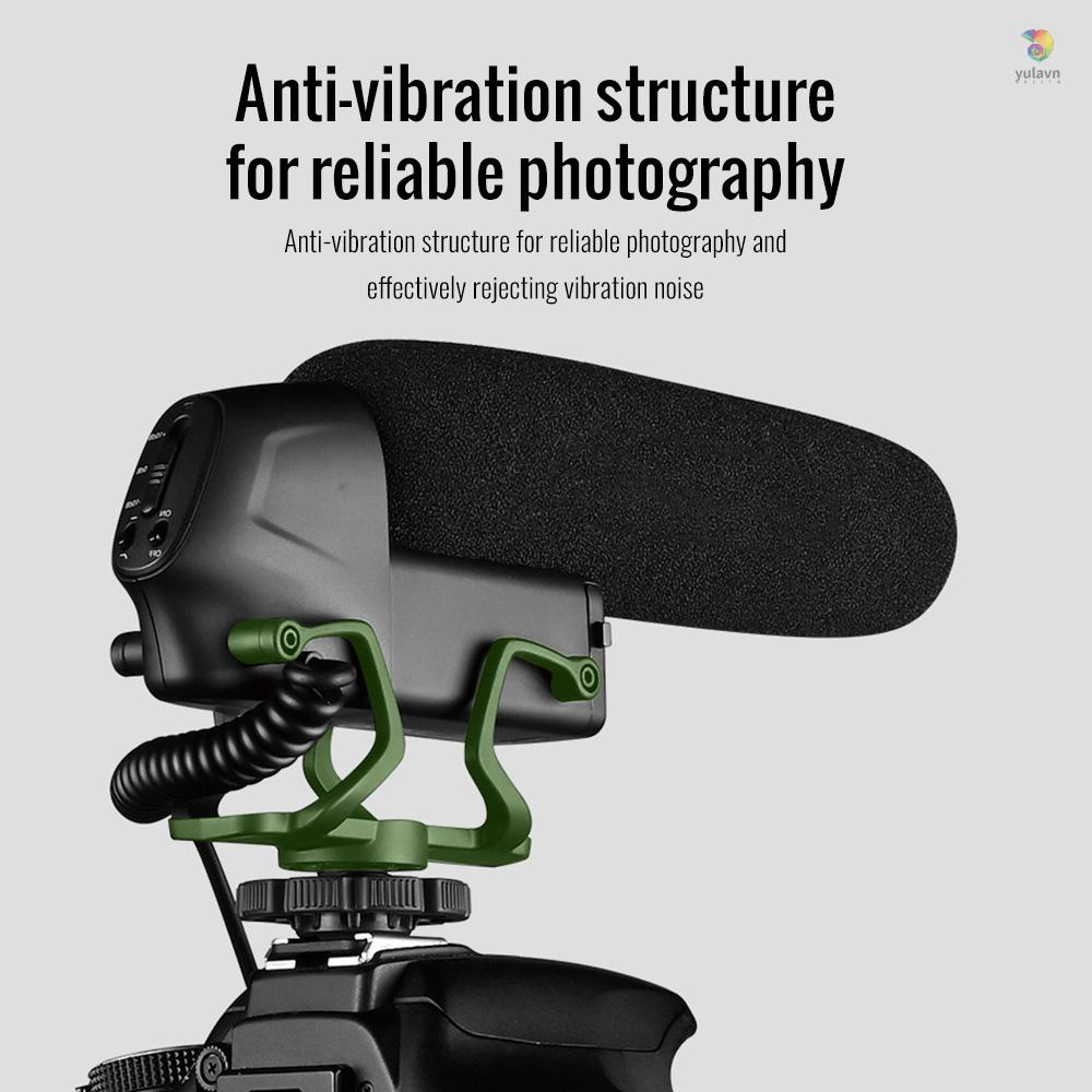 Micro SGC-600 On-camera 3 Chế Độ Cắt Thấp Giắc Cắm 3.5mm Tương Thích Với Máy Ảnh DSLR