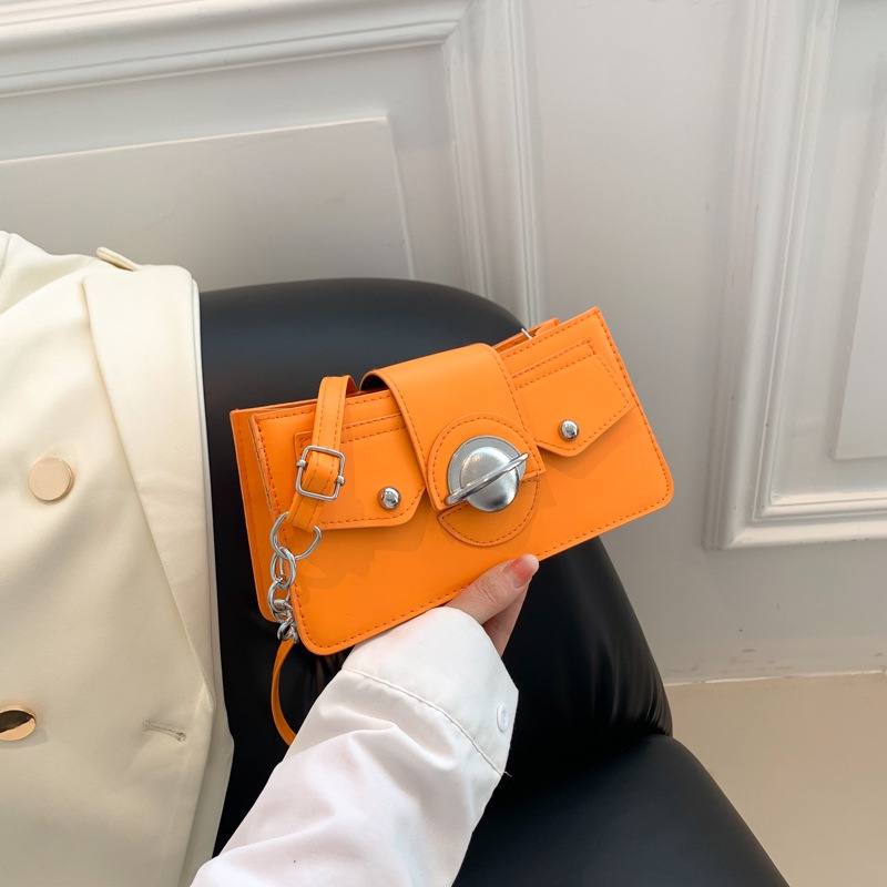 Túi Đeo Vai Hình Vuông Cỡ Nhỏ Phối Dây Đeo Sợi Xích Thời Trang Mùa Xuân 2023 Cho Nữ