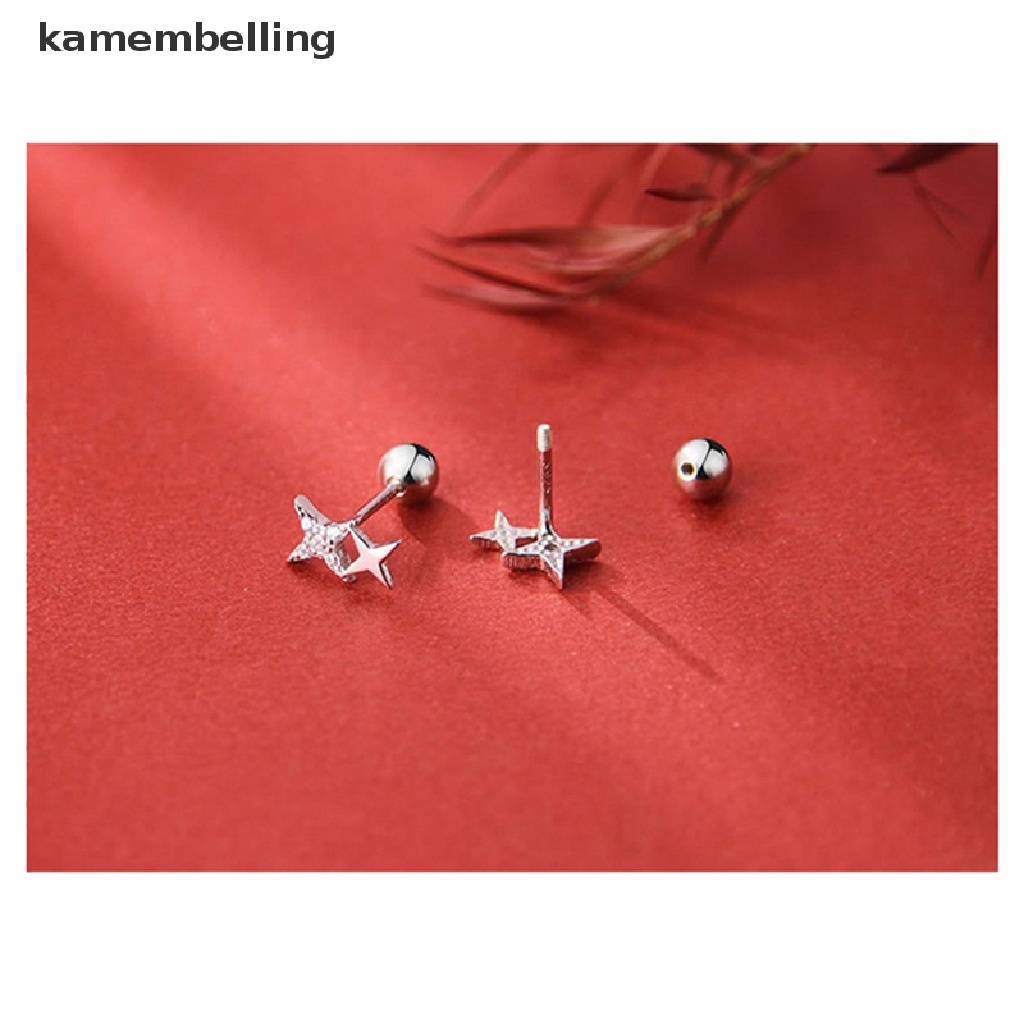 1 Đôi Khuyên Tai Hình Ngôi Sao Đính Đá Thời Trang Cho Nữ