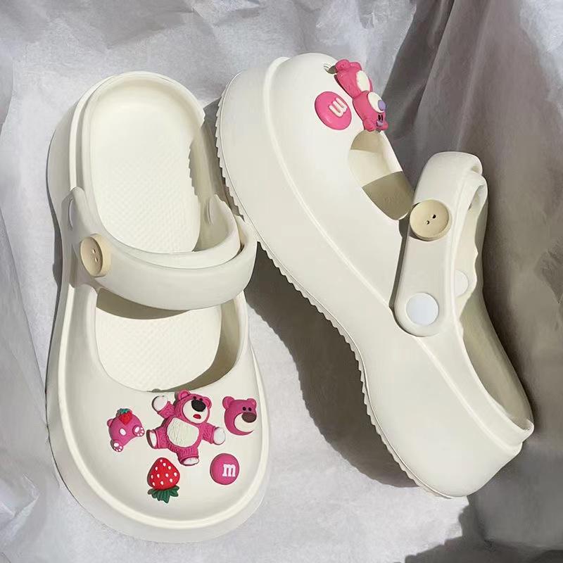 Mary Jane Xăng đan Đế Dày Đa Năng Phong Cách Hàn Quốc Cho Nữ Sinh DIY