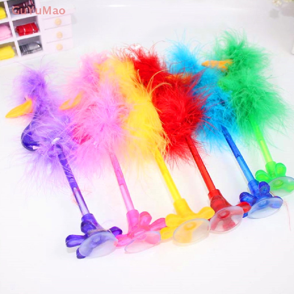 Bút Bi Ngòi 0.7mm Họa Tiết Đà Điểu Hoạt Hình Màu Xanh Dương Sáng Tạo Cho Học Sinh / Văn Phòng PRTA