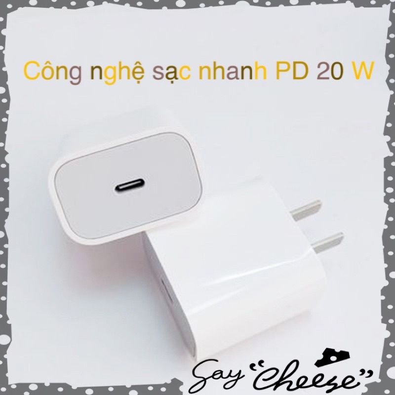 Bộ Củ Cáp Sạc Nhanh PD 20W , Cam Kết Tốc Độ Sạc, Bảo Hành 12Tháng, truyền tải dữ liệu tốc độ cao | BigBuy360 - bigbuy360.vn