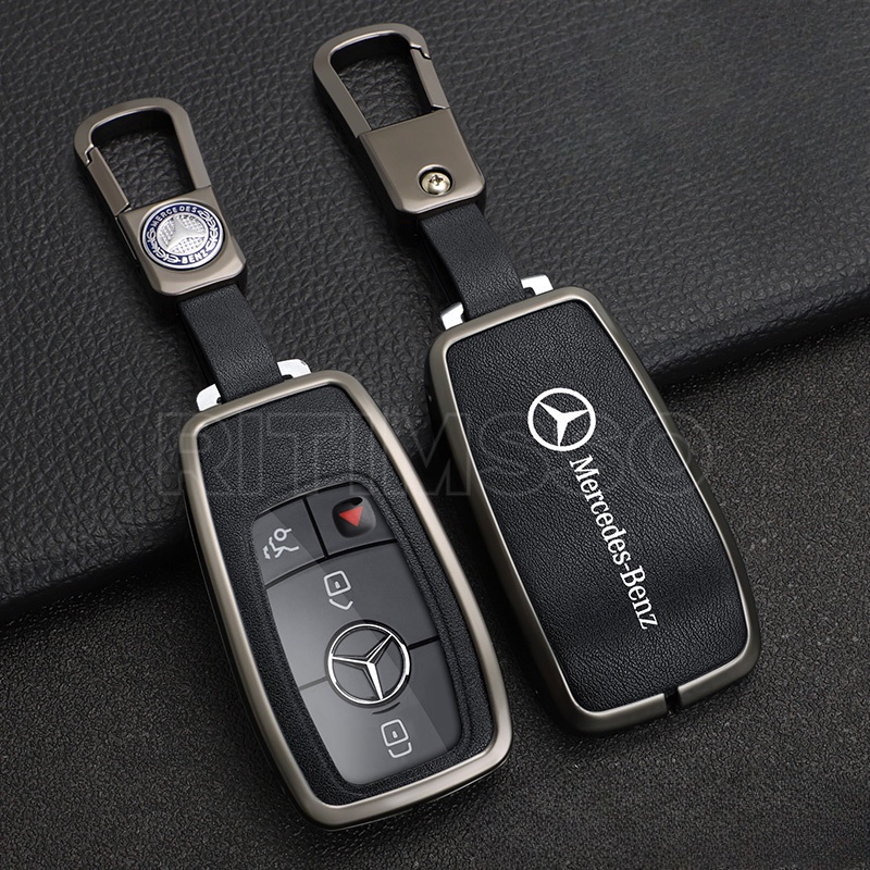Vỏ Chìa Khóa Điều Khiển Từ Xa 3 Nút 4 Nút Cho Mercedes Benz A C E S G Class GLC CLE CLA W177 W205 W213 W222 X167 AMG