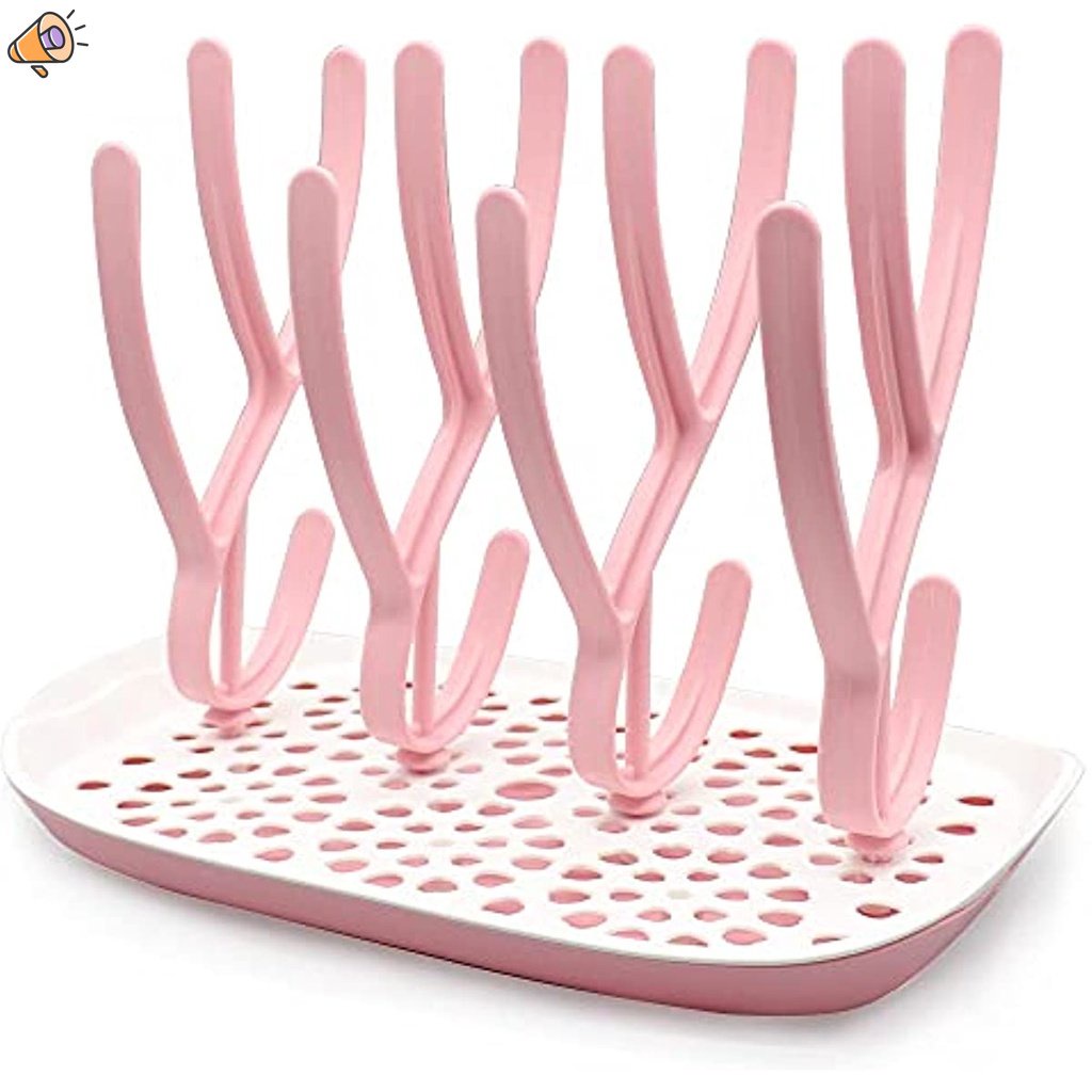 1 Giá Đỡ Phơi Khô Bình Sữa Em Bé 16 Ngăn Tiện Dụng