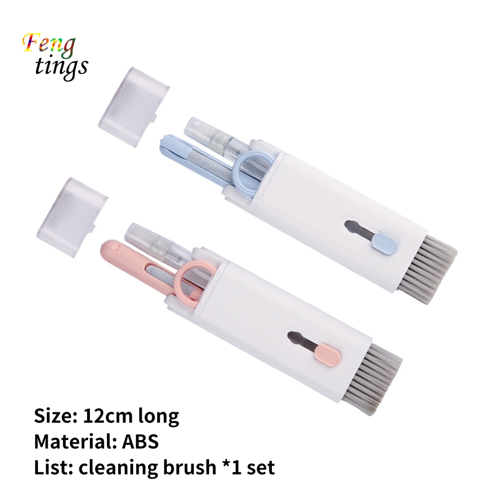 Bộ Dụng Cụ Vệ Sinh Bàn Phím Máy Tính / Tai Nghe 7 Trong 1 Tiện Dụng