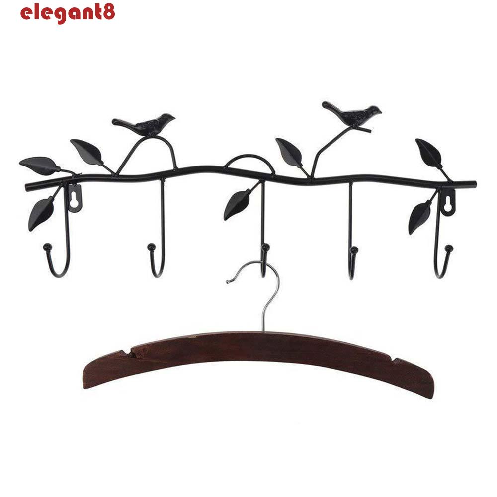 Móc Sắt Treo Tường Hình Chiếc Lá Phong Cách Retro Trang Trí Nhà Cửa