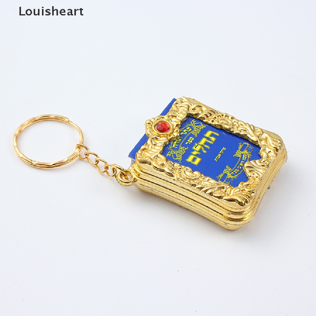 Móc Khóa Hình Quyển Sách Kinh Thánh Mini Louisheart Israel