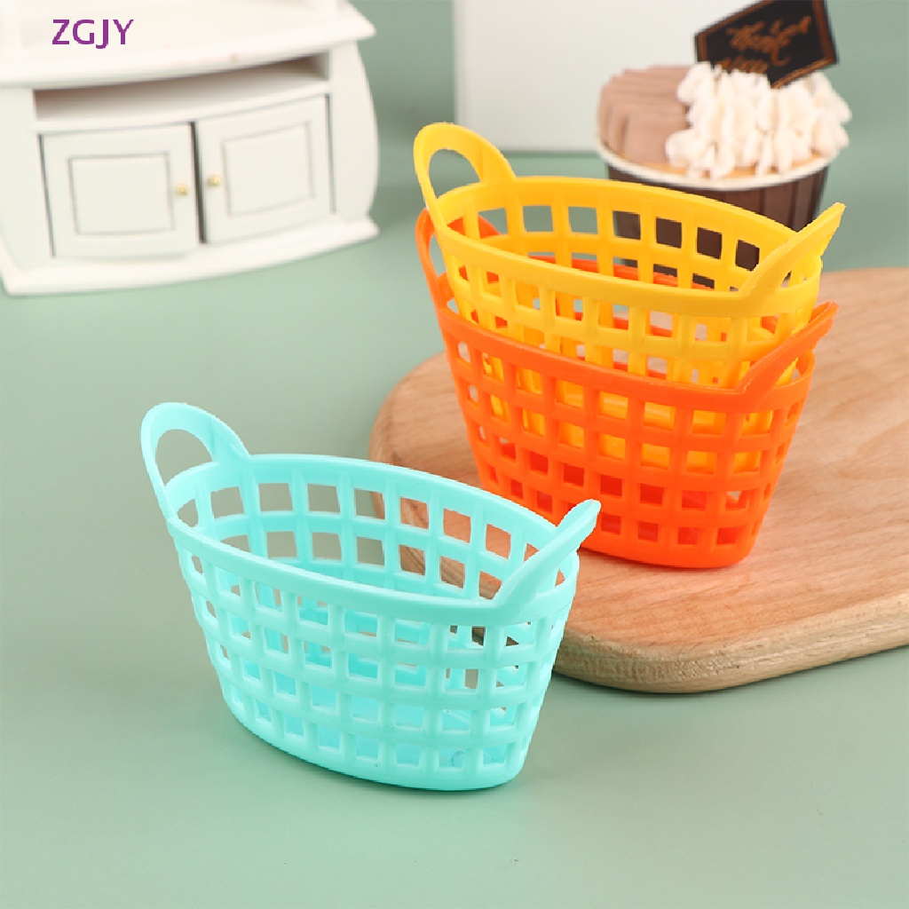 1 Giỏ Đựng Trái Cây / Rau Củ Trang Trí Nhà Búp Bê Mới