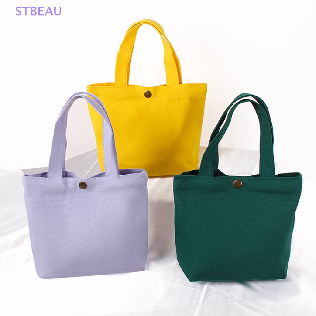 [Cxstbau] Túi Đựng Mỹ Phẩm Cotton Canvas Cotton Canvas Thân Thiện Với Môi Trường Có Thể Gập Lại