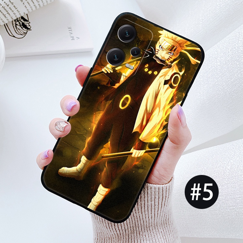 Ốp Điện Thoại Dẻo Họa Tiết Hoạt Hình Naruto Sasuke Cho Redmi NOTE 12 12C 11A PRO PLUS 4G 5G