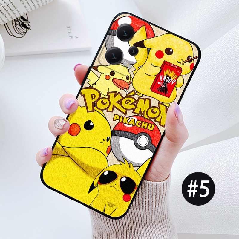 Ốp Điện Thoại Tpu Dẻo In Hình Pikachu Cho Redmi NOTE 12 12C 11A PRO PLUS 4G 5G