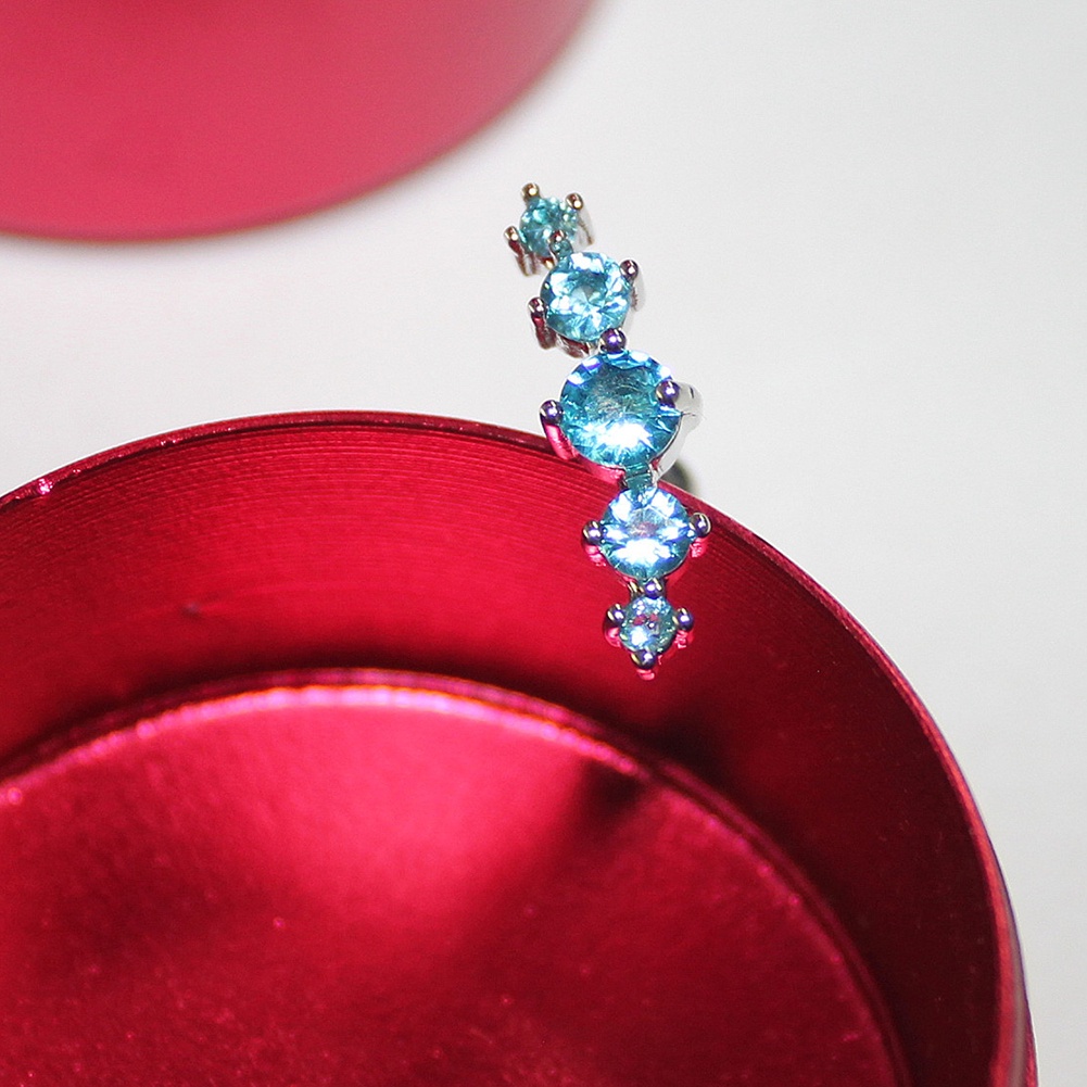 1 Khuyên Xỏ Sụn Tai Đính Đá Thời Trang Cá Tính