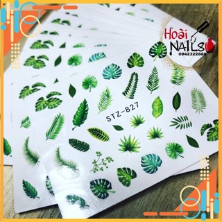 Sticker nước hoa lá - Shop Hoài Nail