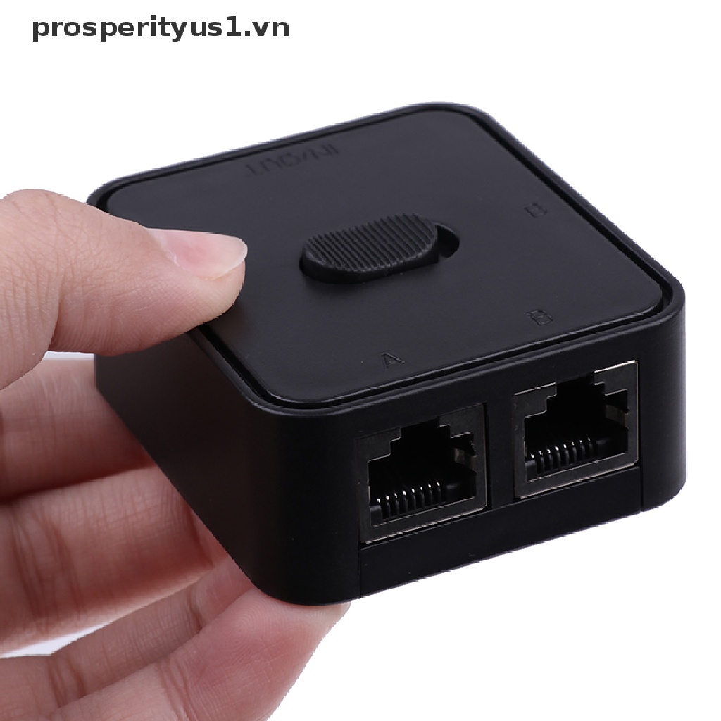 Công Tắc Chuyển Đổi Mạng RJ45 1000Mbps 2 Trong 1 Ra / 1